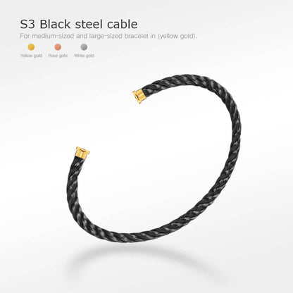 [Renovia Jewelry]FORCE SERIES BRACELET CABLES 50 CHOICES (DIY選択)
