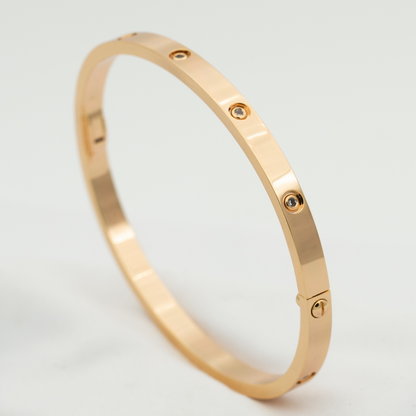 [Renovia Jewelry]LOVE BRACELET 3.65MM 10 DIAMONDS