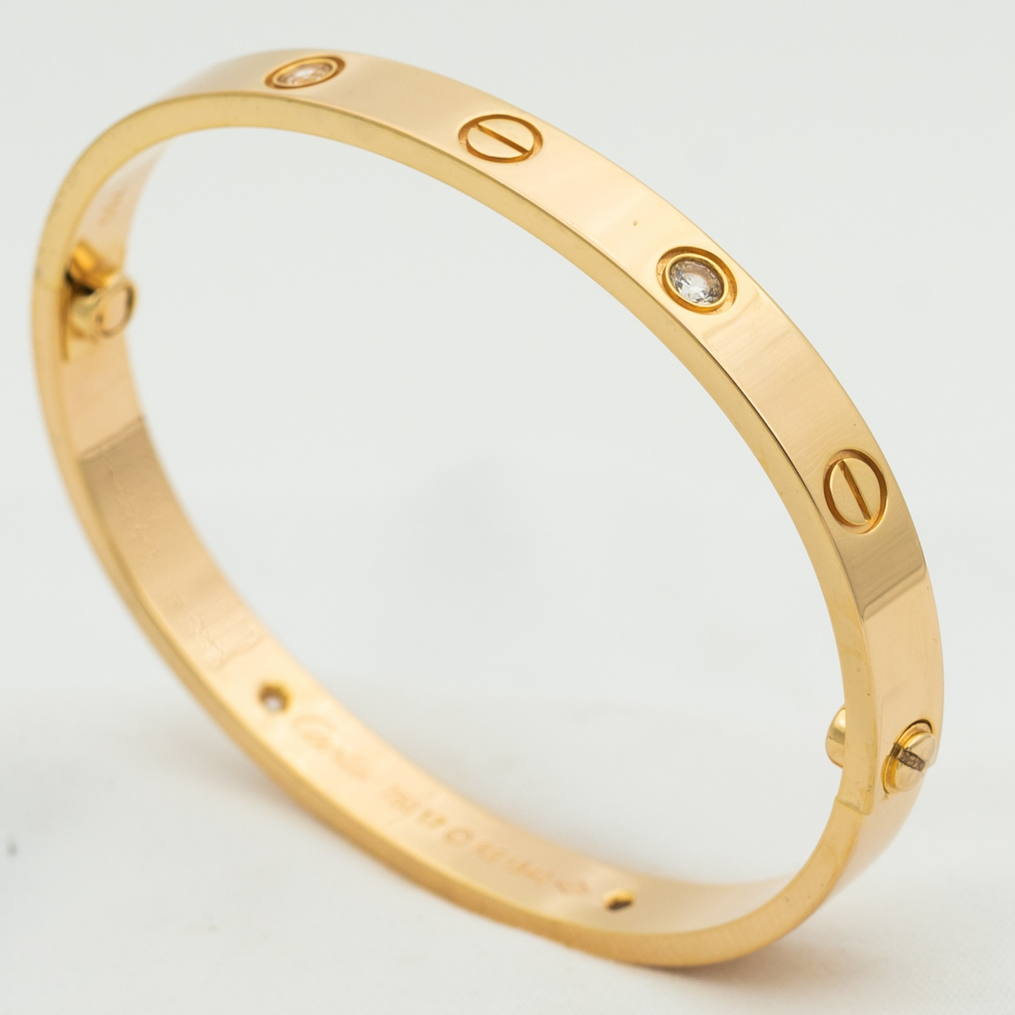 [Renovia Jewelry]LOVE BRACELET 6.1MM 4 DIAMONDS