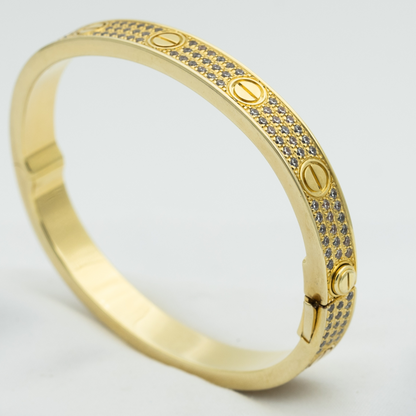 [Renovia Jewelry]LOVE BRACELET 6.1MM DIAMOND-PAVED