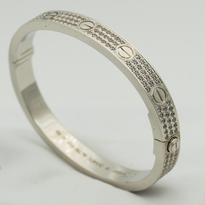 [Renovia Jewelry]LOVE BRACELET 6.1MM DIAMOND-PAVED