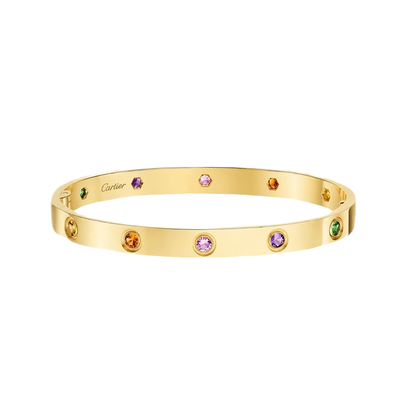 [Renovia Jewelry]2026 RAINBOW LOVE BRACELET 6.1MM  10 DIAMONDS