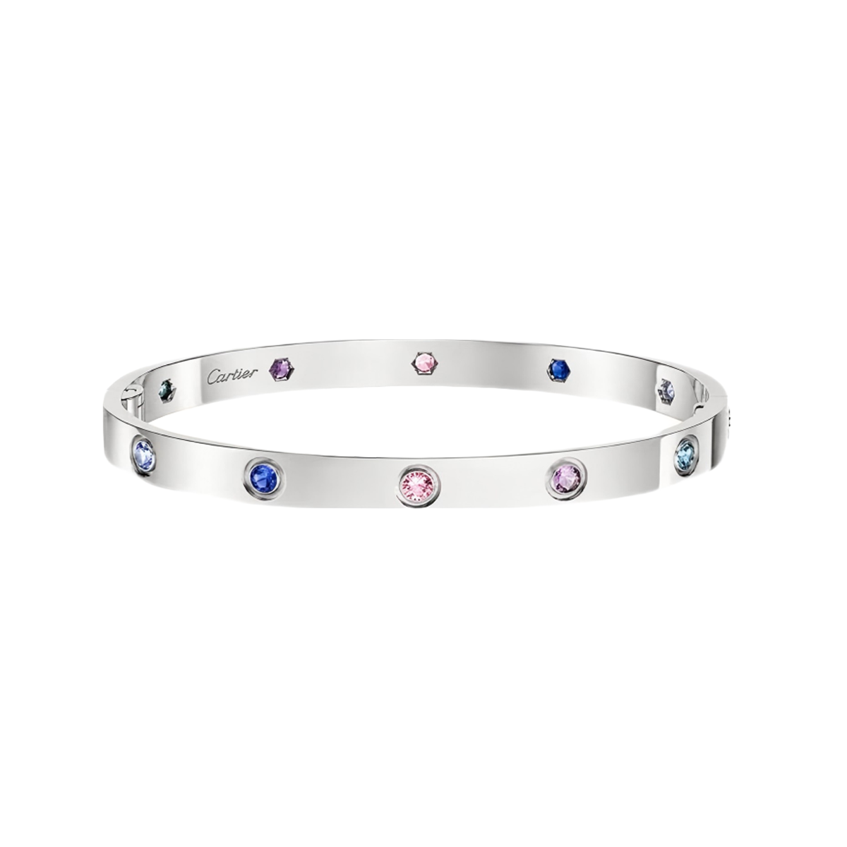 [Renovia Jewelry]2026 RAINBOW LOVE BRACELET 6.1MM  10 DIAMONDS