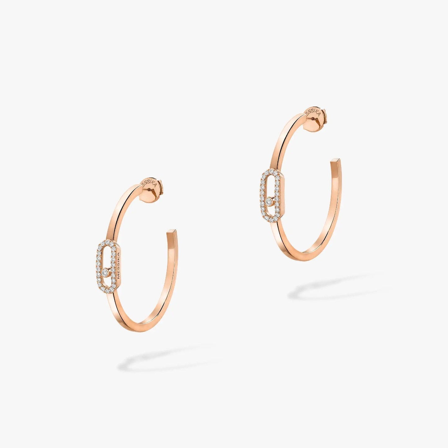 [Renovia Jewelry]CREOLES MOVE UNO PM DIAMOND EARRINGS