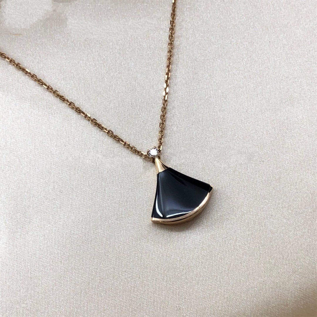 [Renovia Jewelry]ドリームネックレス オニキス 1 ダイヤモンド