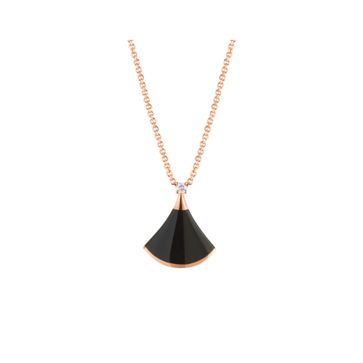 [Renovia Jewelry]ドリームネックレス オニキス 1 ダイヤモンド