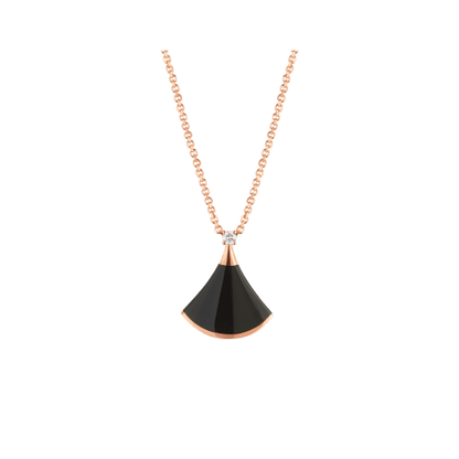 [Renovia Jewelry]ドリームネックレス オニキス 1 ダイヤモンド