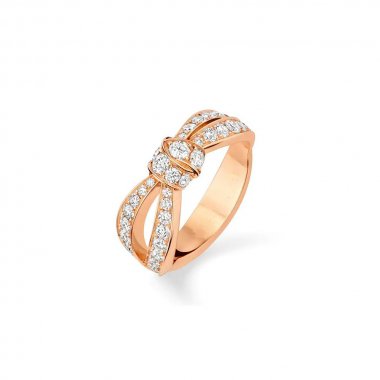 [Renovia Jewelry]リアン ピンクゴールド ダイヤモンド リング