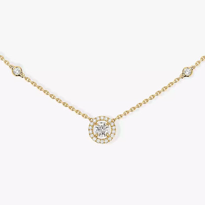 [Renovia Jewelry]Diamond Necklace 0,20ct Brilliant Shape Joy