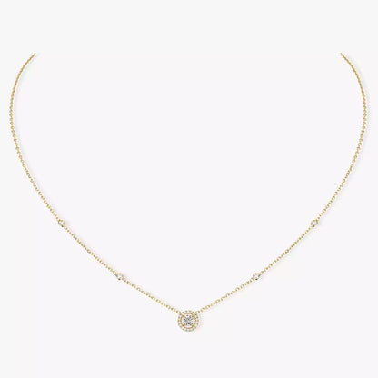 [Renovia Jewelry]Diamond Necklace 0,20ct Brilliant Shape Joy