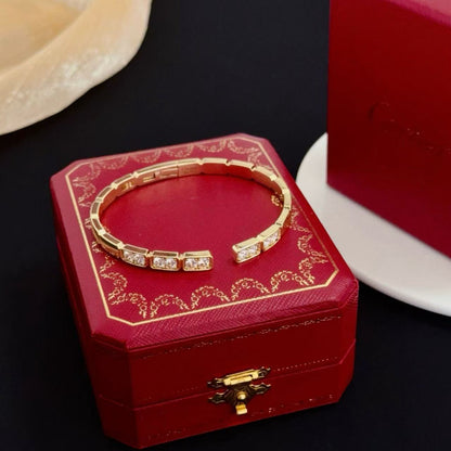 [Renovia Jewelry jewelrys]LOVE DIAMOND OPEN  BRACELET