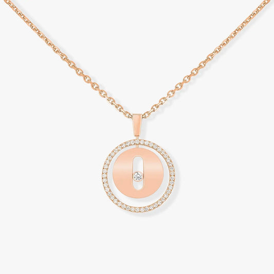 [Renovia Jewelry]LUCKY MOVE PM NECKLACE PINK GOLD DIAMOND