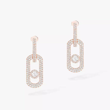 [Renovia Jewelry]So Move XL Pave_-Set Diamond Pendant Earrings