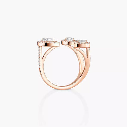[[Renovia Jewelry] Diamond Ring 0,25ct My Twin Trilogy