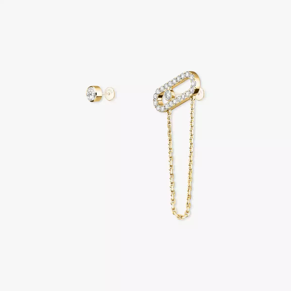[Renovia Jewelry]Move Uno Diamond Earrings