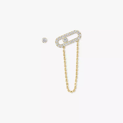 [Renovia Jewelry]Move Uno Diamond Earrings