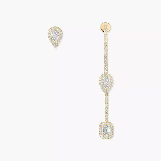 [Renovia Jewelry]Diamond Drop Earrings My Twin