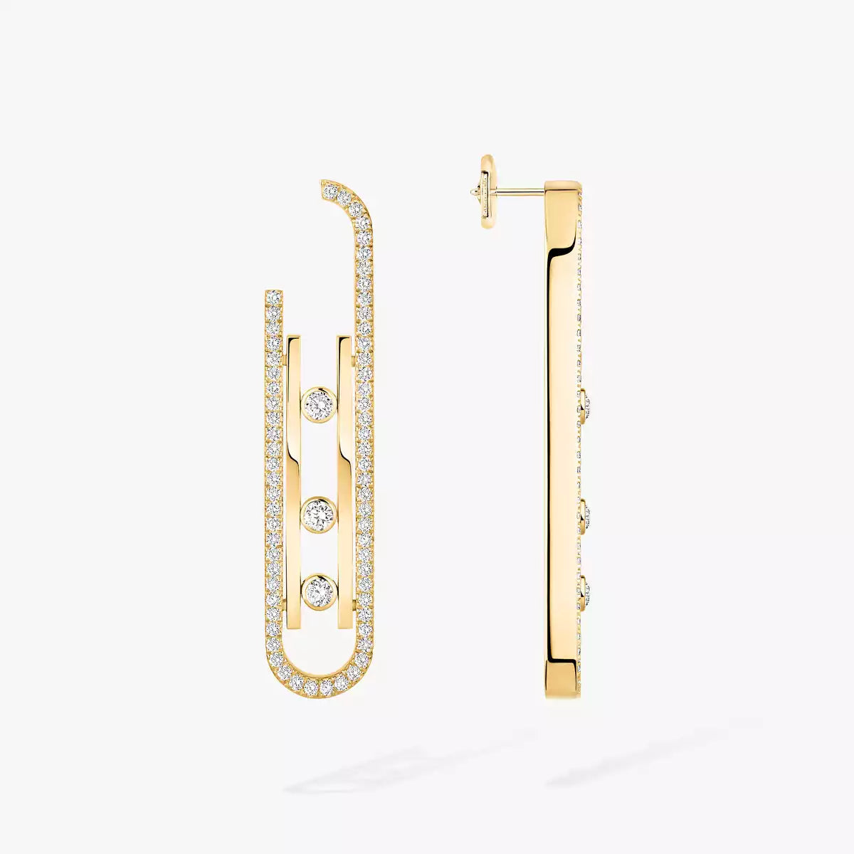 [Renovia Jewelry]Diamond Pendant Earrings Move 10Th