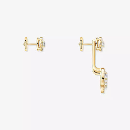 [Renovia Jewelry] My Twin Trio  Diamond Earrings