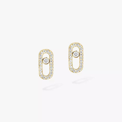 [Renovia Jewelry]Move Uno Diamond Earrings