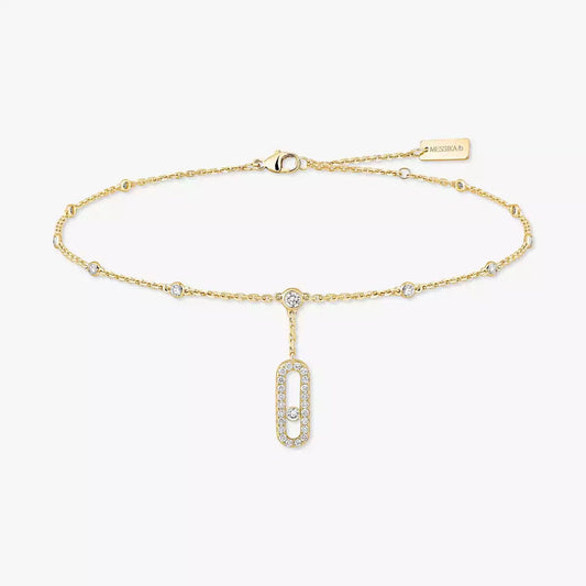 [Renovia Jewelry] Move Uno pavé ankle bracelet