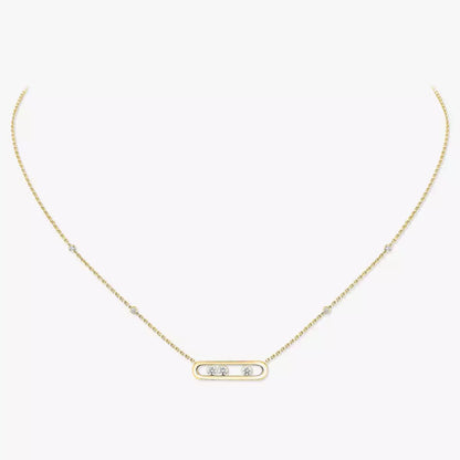 [Renovia Jewelry] Baby Move Gold Diamond Necklace