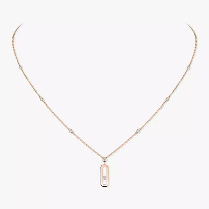 [Renovia Jewelry] Move Uno Gold Diamond Long Necklace