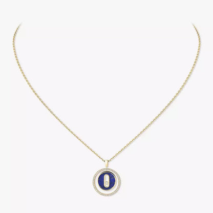 [Renovia Jewelry]Lucky Move Diamond Necklace in Rose Gold and White Mother-of-Pearl