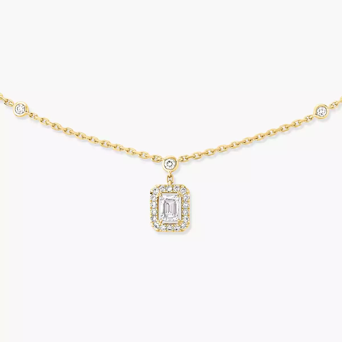 [Renovia Jewelry]My Twin Diamond Necklace in Silver