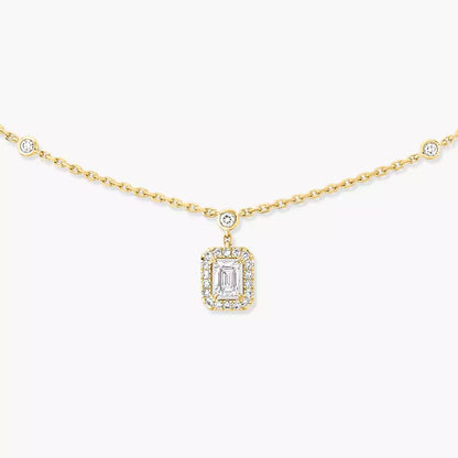 [Renovia Jewelry]My Twin Diamond Necklace in Silver