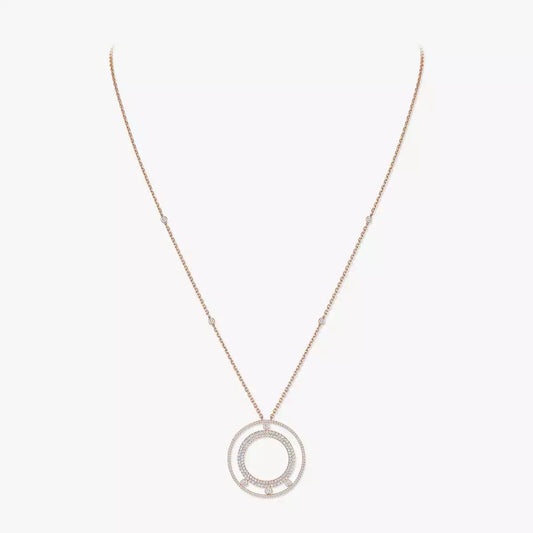 [Renovia Jewelry]Move Romane Long Pave_-Set Diamond Necklace