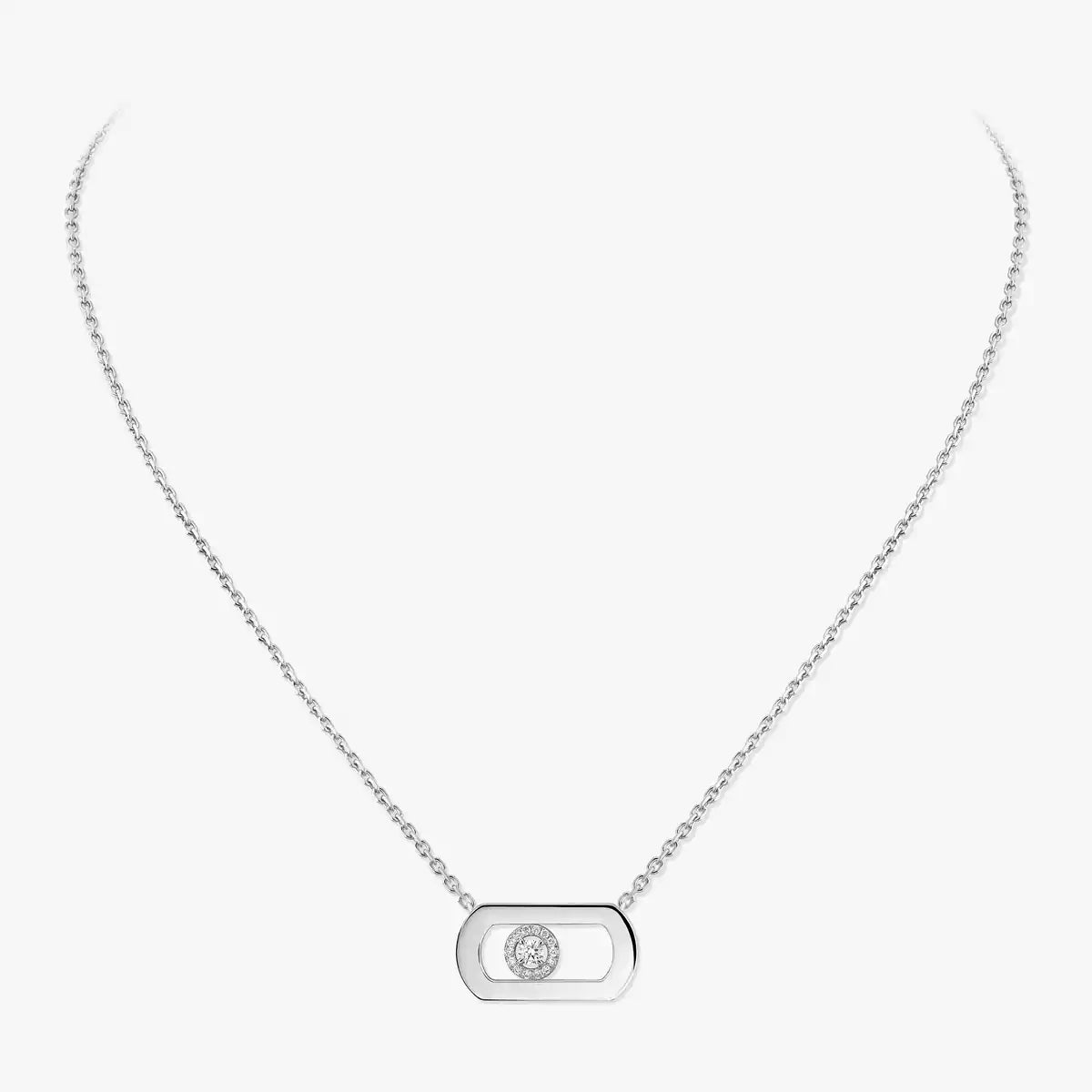 [Renovia Jewelry]So Move Diamond Necklace in Gold
