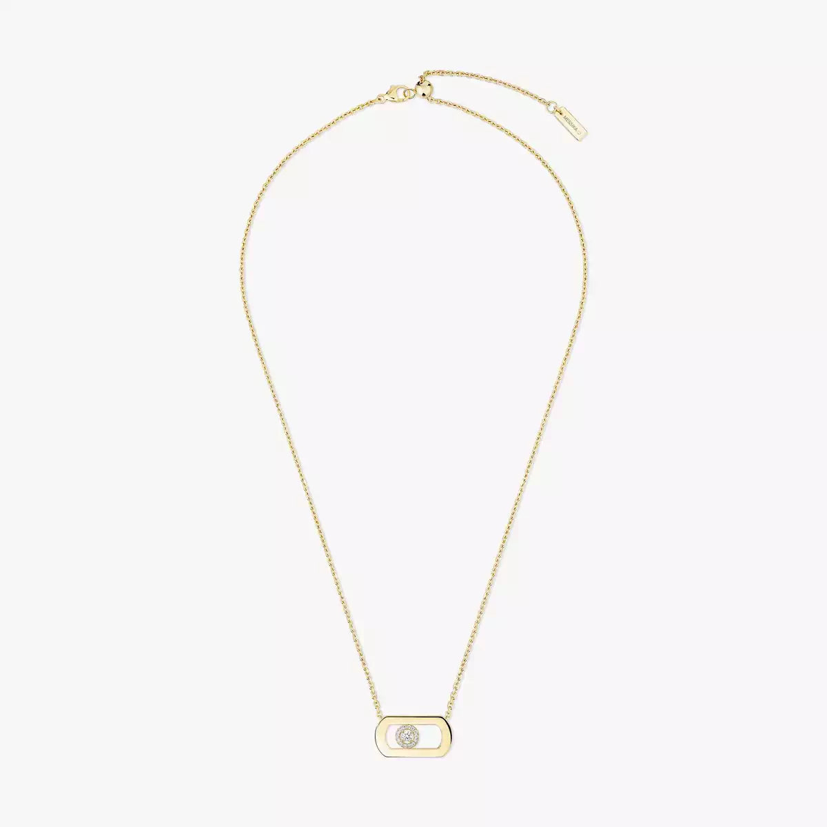[Renovia Jewelry]So Move Diamond Necklace in Gold