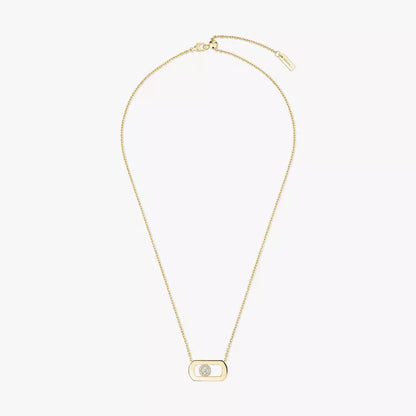 [Renovia Jewelry]So Move Diamond Necklace in Gold