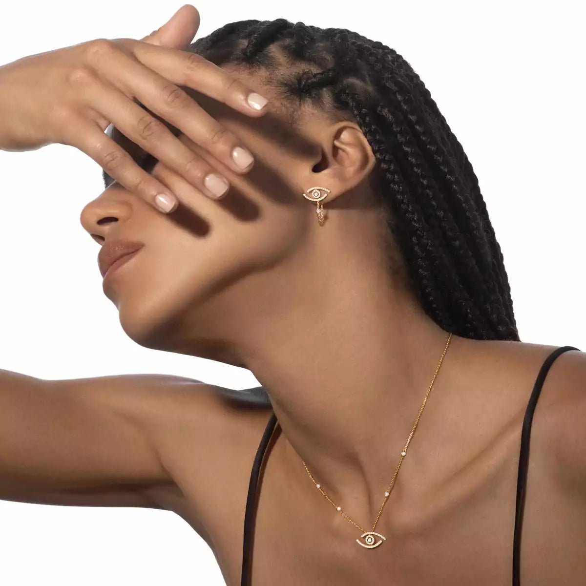 [Renovia Jewelry]Lucky Eye Diamond Earrings