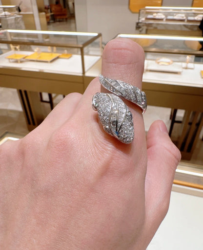 [Renovia Jewelry]BRAND NEW LUXURY SILVER SNAKE RING
