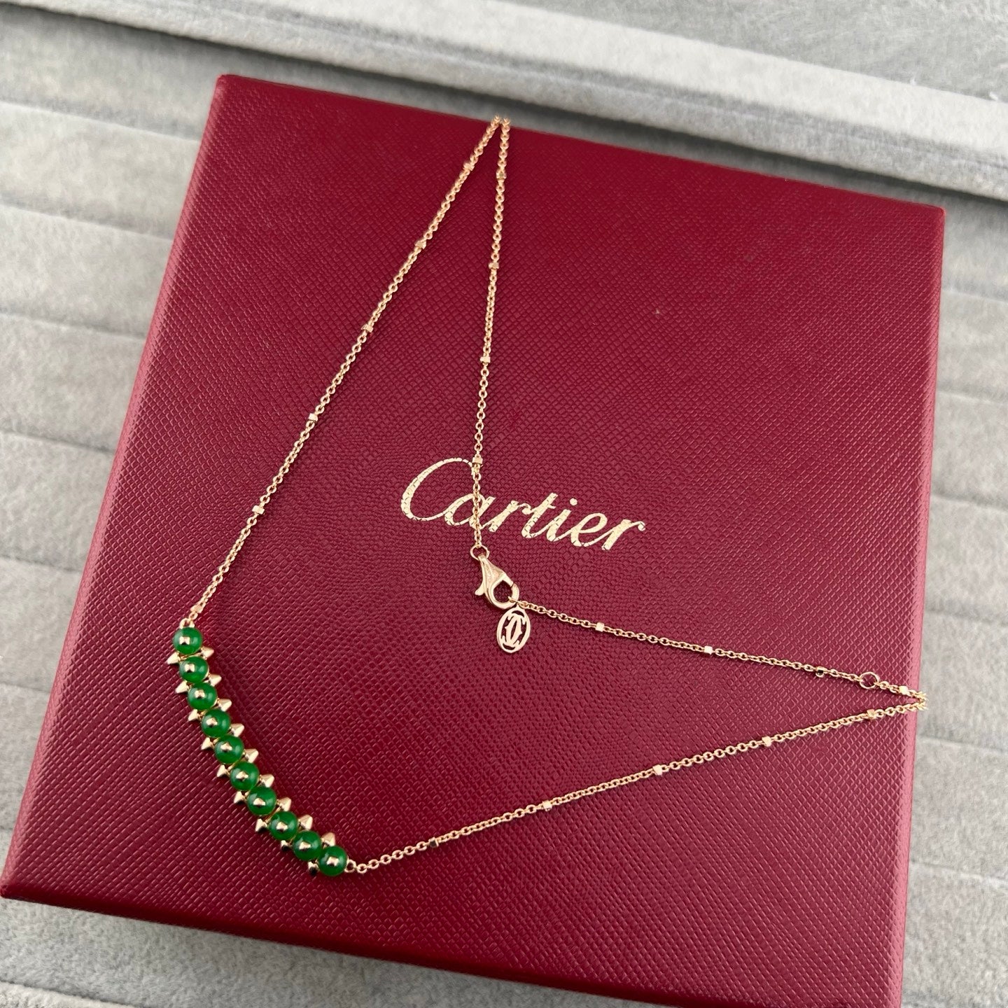 [Renovia Jewelry]NEW STUD COLORED GEM PENDANT NECKLACE