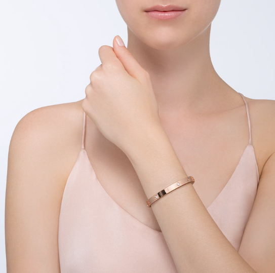 [Renovia Jewelry]LOVE BRACELET 6.1MM 4 DIAMONDS