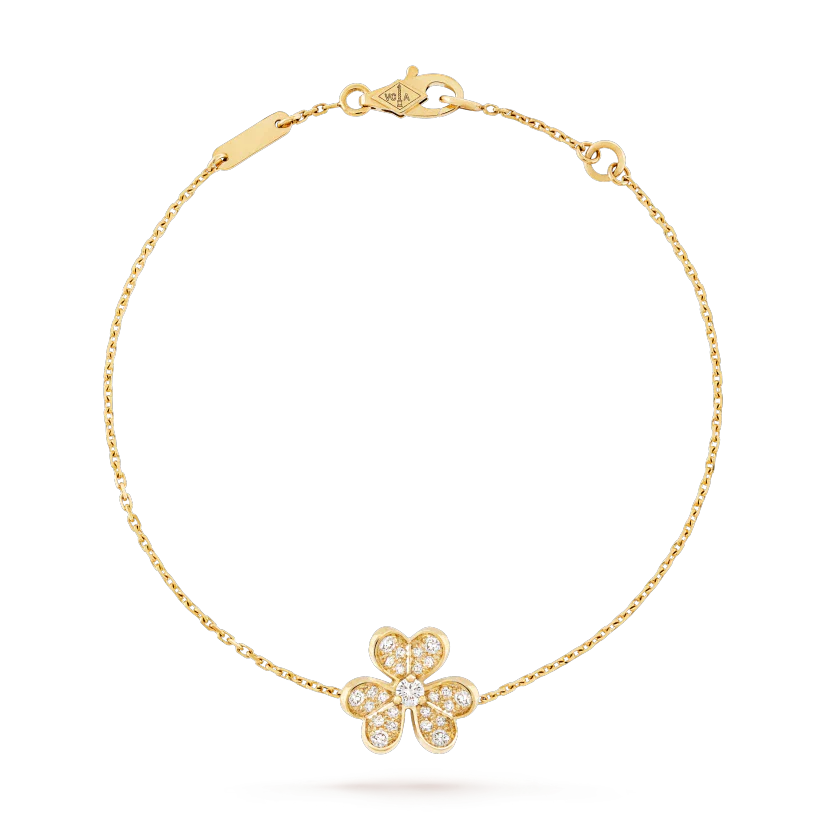 [Renovia Jewelry]FRIVOLE GOLD FLOWER DIAMOND BRACELET