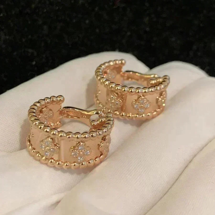 [レノビアジュエリー]ペルレー ダイヤモンド ピアス