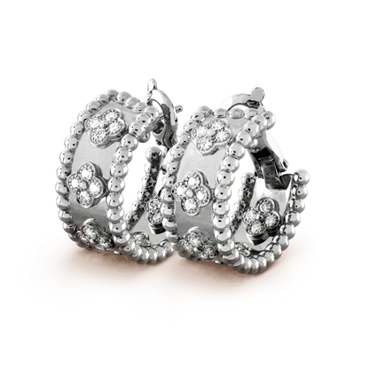 [レノビアジュエリー]ペルレー ダイヤモンド ピアス
