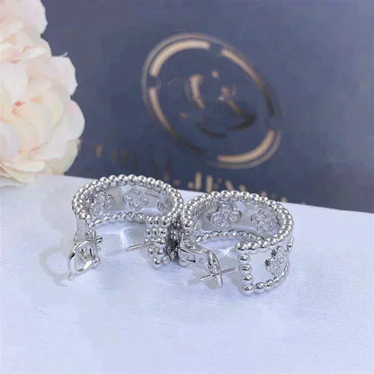 [レノビアジュエリー]ペルレー ダイヤモンド ピアス