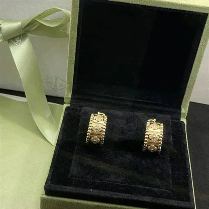 [レノビアジュエリー]ペルレー ダイヤモンド ピアス