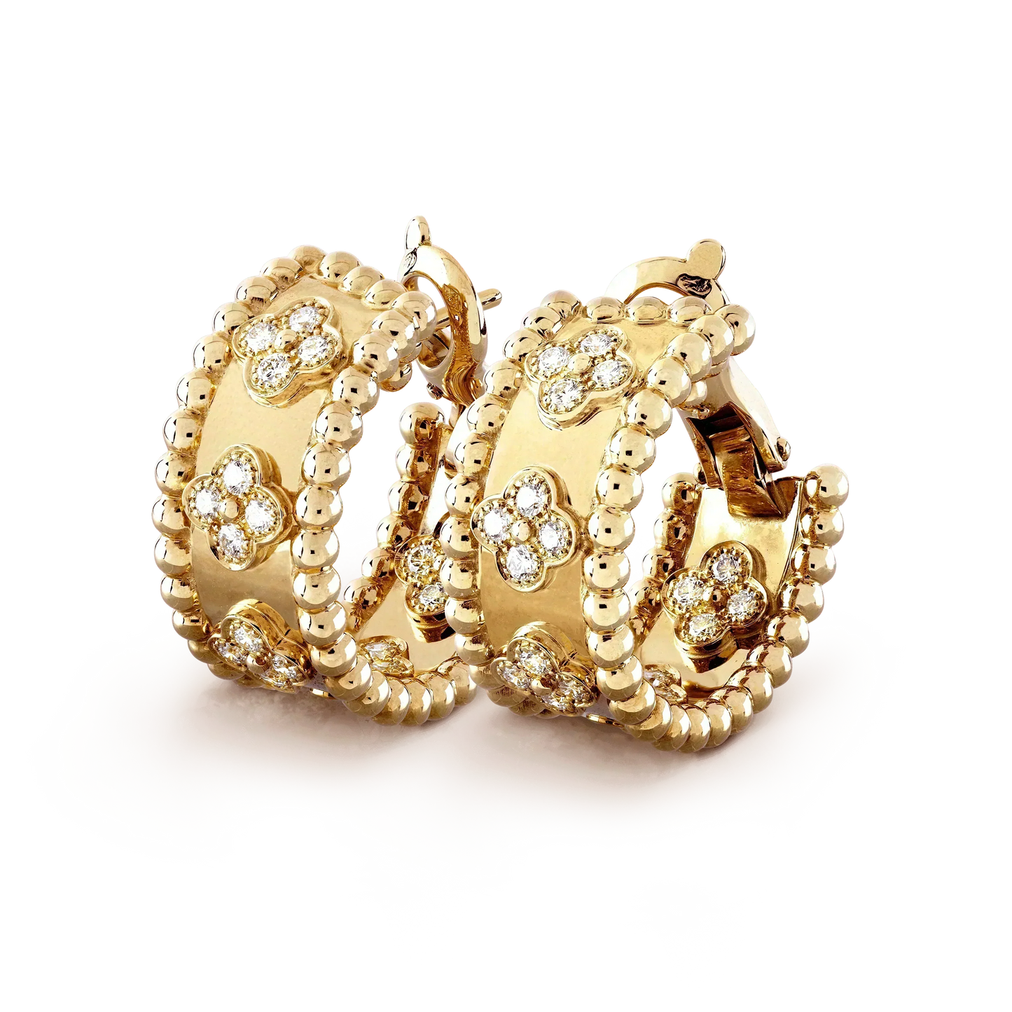 [レノビアジュエリー]ペルレー ダイヤモンド ピアス