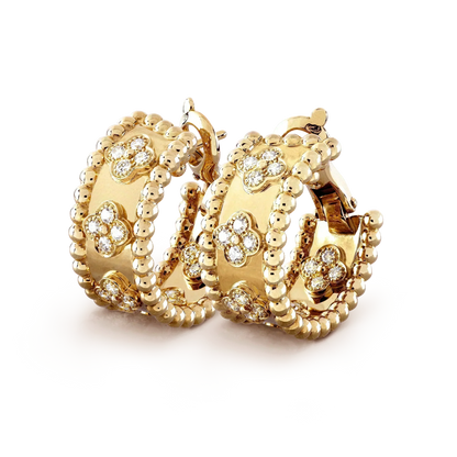 [レノビアジュエリー]ペルレー ダイヤモンド ピアス