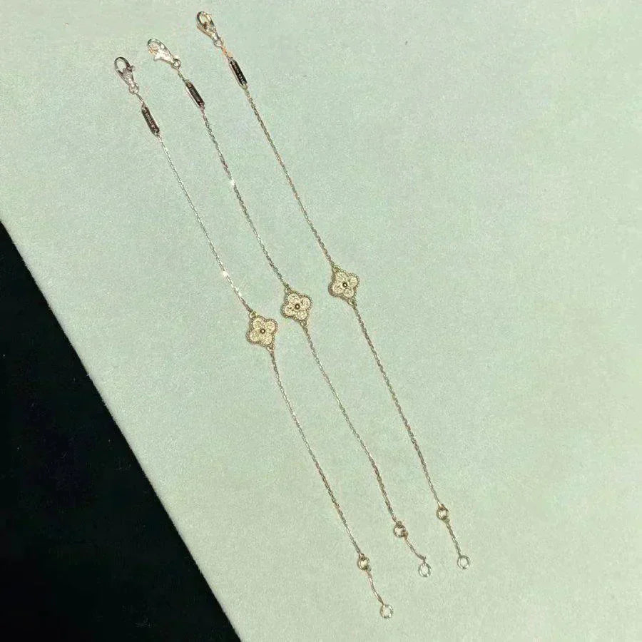 [Renovia Jewelry]CLOVER SINGLE FLOWER BRACELET