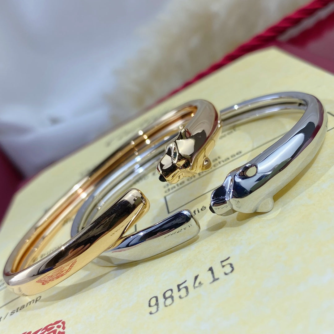 [Renovia Jewelry]PANTHERE SILVER OPEN BRACELET
